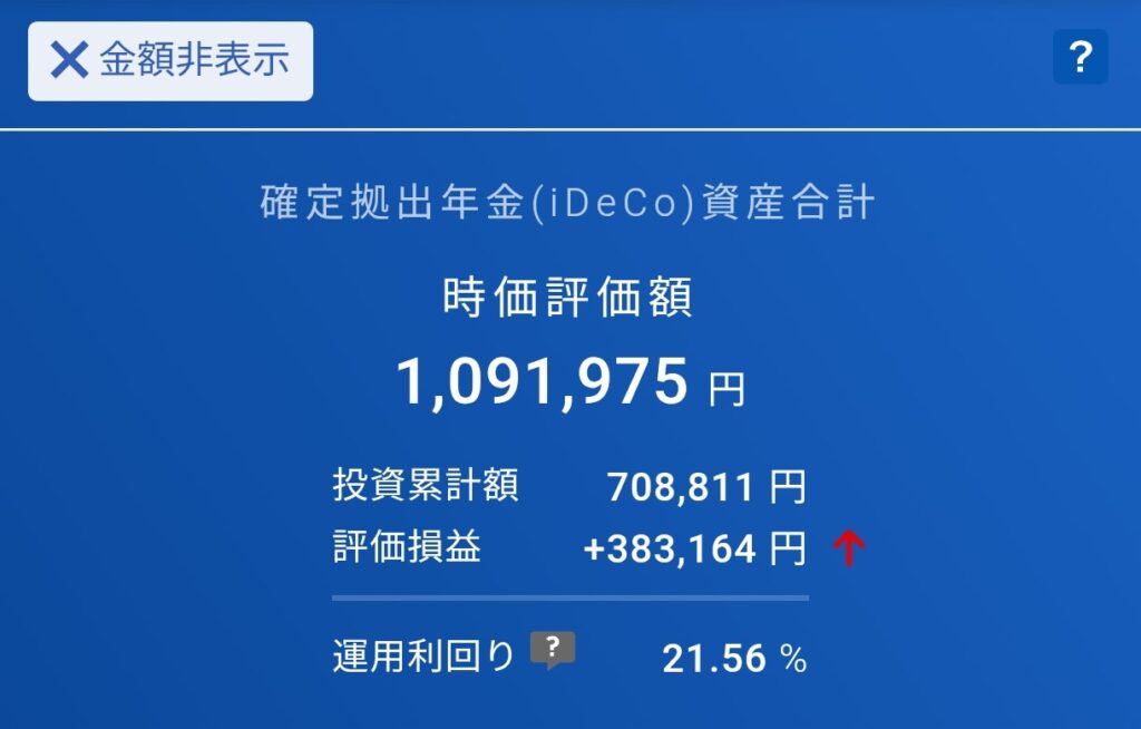 iDeCoの運用成績